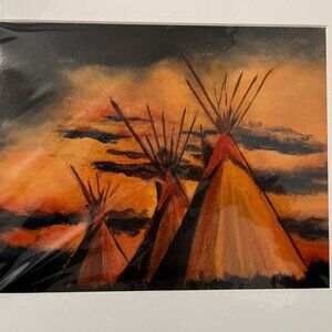 "TeePee Sunrise" by Corinne J Parker